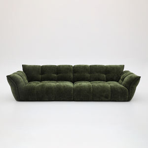 <span class=keywords><strong>Canapé</strong></span> droit en chenille avec options de couleur personnalisables, <span class=keywords><strong>canapé</strong></span> linéaire rembourré doux pour les espaces de salon modernes - Product Image 6