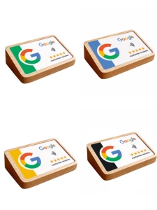 บัตรไม้ NFC RFID 13.56MHz สำหรับธุรกิจและการชำระเงิน พร้อมแท่นวางแสดงรีวิวโรงแรมแบบ 2-in-1 - Product Image 5