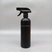 Bouteilles Pulvérisatrices en Plastique à Gâchette Noires Vides en PEHD de 500 ml pour Désinfectant pour les Mains, Nettoyant Liquide Rechargeable – Vente en Gros