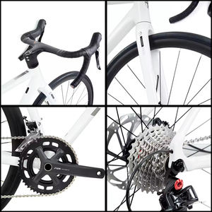 <span class=keywords><strong>Twitter</strong></span> C6 Pro Vélo de route 700C | Frein à disque hydraulique 2x12S et cadre en alliage | Vélo de course pour hommes femmes - Product Image 4