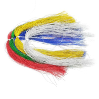 Zehn farben fliegen binden materialien angeln lametta kristall flash