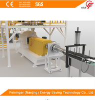 Ligne de production de corniches en mousse de polystyrène extrudé XPS 100% CO2, certifiée CE