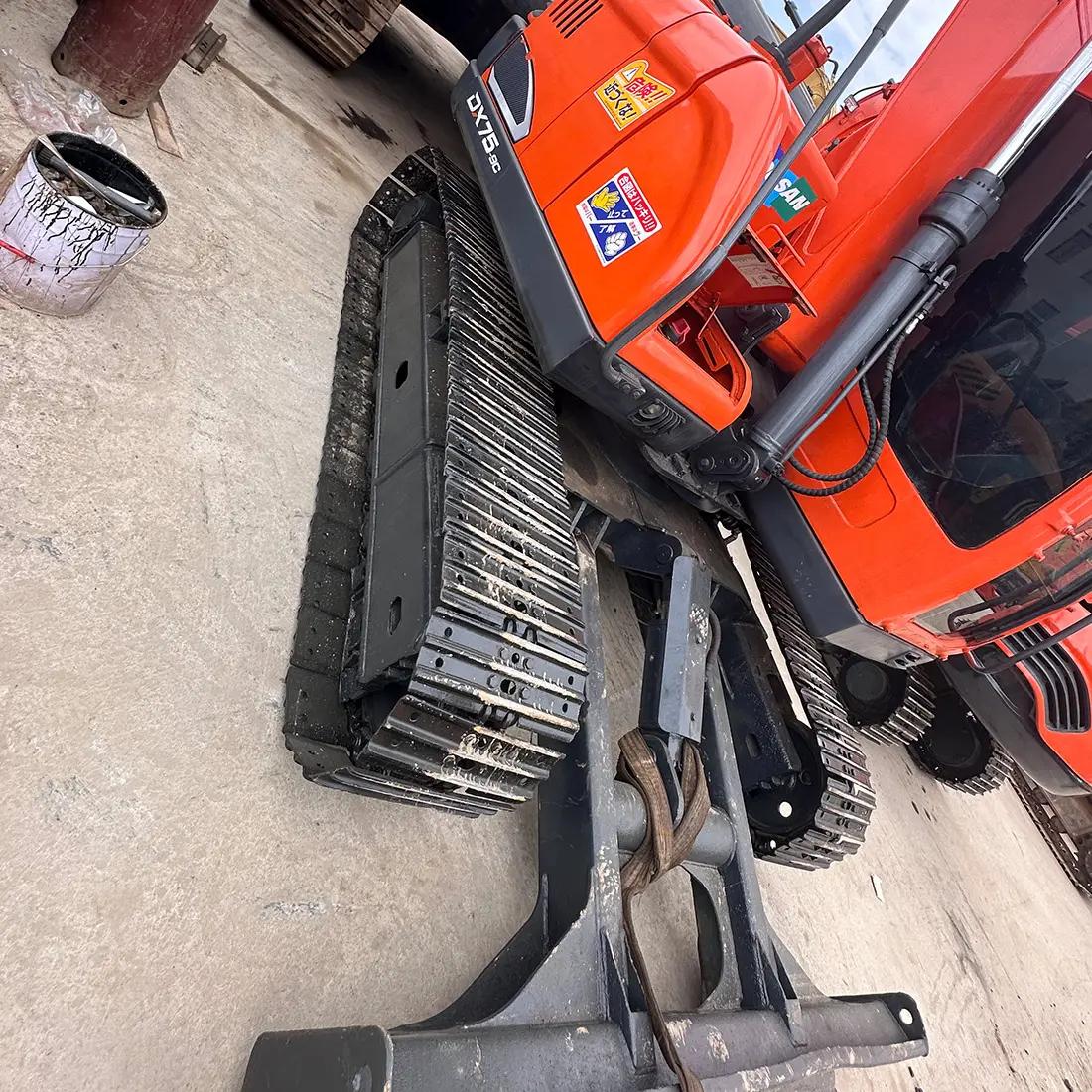 Used Kubota Dx55 Dx75 Mini 5 Ton Crawler Secondhand DX55 DH55 DX60 Korea Small Digger Doosan Excavators