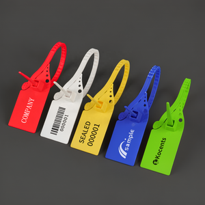 Sigillo di Sicurezza in Plastica <span class=keywords><strong>a</strong></span> Testa Piatta 212mm PP, Autobloccante Antimanomissione, Stampato al Laser per Abbigliamento, Scarpe, Borse, Valigie - Product Image 1