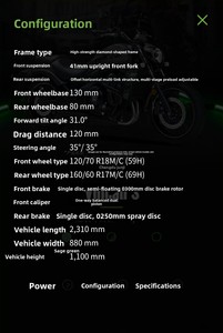 Housse de protection pour moto <span class=keywords><strong>Kawasaki</strong></span> <span class=keywords><strong>Vulcan</strong></span> <span class=keywords><strong>S</strong></span> 650, fabriquée en Chine, pour loisirs et croisières, moteur sans balais, >80 km/h - Product Image 5