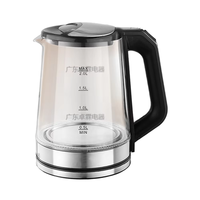 Bouilloire électrique manuelle en gros d'usine, chauffe-eau rapide, grande capacité de 2 L, 1500 W, sans fil, protection contre l'ébullition à sec pour la maison, la cuisine, l'hôtel