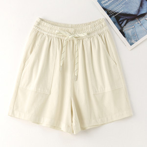 Shorts in Denim Azzurro a Vita Alta, Stile Vintage e Vestibilità Comoda per Donna, Estate 2025 - Product Image 5