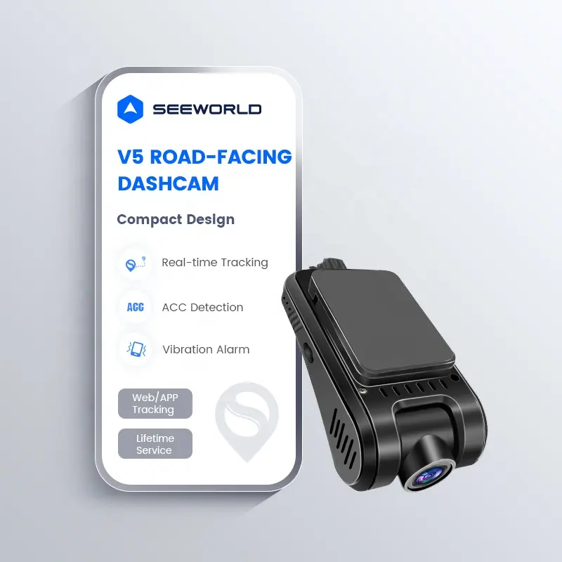 4G Ahd Dashcam Dashcam Camera Met Gps-Tracking Positionering Helder Nachtzicht Tegen Diefstal