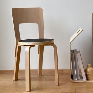Silla y Taburete de Comedor Modernos de Madera Maciza con Diseño Duradero <span class=keywords><strong>para</strong></span> Muebles de Hogar - Product Image 1