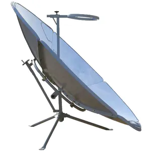 Fuel free household solar water stove portable foldable condensing stoves parabolic solar cooker