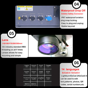 Uv refroidissement par air graveur pierre laser machine de gravure grand format uv laser couleur machines pour le marquage - Product Image 6