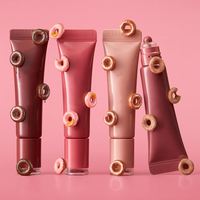 Lakerain Glaze Braze Tinted Liquid Lip Serum Hydratant à la Cire d'Abeille Brillant Nourrissant Repulpant Polypeptides Gloss Teinté pour les Lèvres