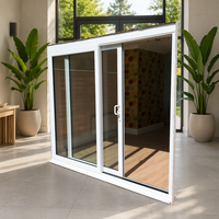 Portes d'entrée principales extérieures en PVC/UPVC, design luxueux, porte pivotante de sécurité en verre noir pour maison