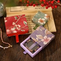 Boîte à bijoux de style chinois avec tiroir, présentoir flottant, étui rétro pour bracelets, 1500g, carton rigide gaufré, fabricant en gros