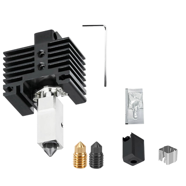 Premium Quality Bambu Lab X1/p1 High Flow 2.0 All Metal Upgraded Hotend Assembly 3D Printer Parts Upgrade