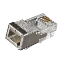 Conector Telefónico Modular RJ11 6P4C Largo y Blindado de Alta Calidad, Suministro de Fábrica YBO, Certificado ISO9001/CE, Accesorios Transparentes
