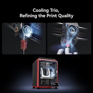 Creality K1C (FC <span class=keywords><strong>Bayern</strong></span> Edition) ขนาดใหญ่ Core-xy ความเร็วสูง 600 มม./วินาทีกล้อง AI ระดับอัตโนมัติเดสก์ท็อปอุตสาหกรรม FDM 3D เครื่องพิมพ์ - Product Image 6