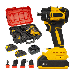 21V 18V 4 trong 1 không dây Chuyên nghiệp khoan và tuốc nơ vít công cụ điện Combo kit pin tác động không dây vít trình điều khiển - Product Image 3