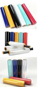 فيلم تغليف قابل للتمدد مخصص 23 ميكرون 2 كجم LLDPE فيلم تغليف صناعي قابل للتمدد لف البضائع فيلم بلاستيكي قابل للتمدد - Product Image 2