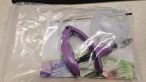 पशु चिकित्सा स्वचालित निरंतर प्लास्टिक सिरिंज 5 एमएल बैंगनी कैथीटर खुराक समायोज्य टिकाऊ वैक्सीन इंजेक्शन गन पंप - Product Image 5