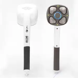 Điện Cầm Tay Massager Bốn Đầu Máy Đầy Đủ Cơ Thể Cổ ĐốT SốNg Trở Lại Cơ Bắp Thư Giãn Rung Mô Sâu Massage Chăm Sóc Sức Khỏe