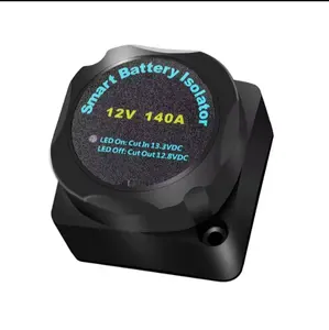 Aislador de batería inteligente relé sensible al voltaje 12V 140a kit aislador de batería impermeable de doble detección