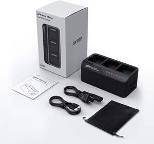 Série Hub de charge à trois voies Chargeur rapide 200W pour <span class=keywords><strong>DJI</strong></span> <span class=keywords><strong>Mavic</strong></span> <span class=keywords><strong>3</strong></span>/Pro/Classic/Cine Cine/Enterprise/Batterie de drone <span class=keywords><strong>thermique</strong></span> - Product Image 2