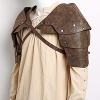 Armure médiévale viking pour homme, ceinture de guerrier, COSPLAY, Halloween, déguisement de carnaval, protège-épaules