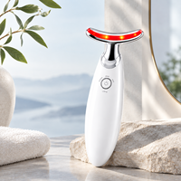 Outil de soin de la peau du visage avec système d'échange magnétique rapide, masseur relaxant pour le cou et le visage pour une pause quotidienne, soin de beauté
