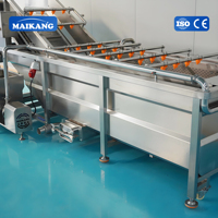 Automatische reinigings-, blancherings- en koellijn van roestvrij staal, geïntegreerde apparatuur voor de verwerking van gedroogde groenten, kelp en vlees.
