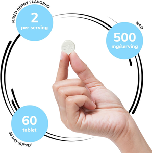 Nad + Tmg Cell Plus Lipo Booster Vitamine en vrac Suppléments de resvératrol trans Supplément Nad + Comprimés pour la santé - Product Image 3