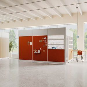 OMNI Poste de travail <span class=keywords><strong>à</strong></span> paroi haute Séparateurs de bureau autoportants modernes pour centres d'appels Système de panneaux <span class=keywords><strong>à</strong></span> plan ouvert - Product Image 4