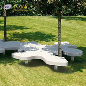 Nuevos Materiales de Construcción de Piedra UHPC, Banco Hueco XMS006, Banco de Patio Exterior de Hormigón de Alto Rendimiento - Product Image 3