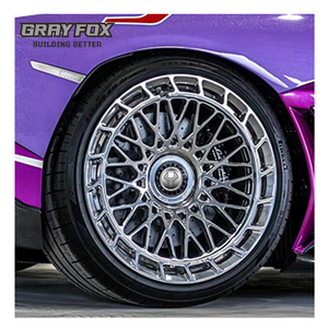 Llantas <span class=keywords><strong>de</strong></span> radios <span class=keywords><strong>de</strong></span> malla <span class=keywords><strong>de</strong></span> coche <span class=keywords><strong>de</strong></span> carreras personalizadas GRAYFOX 17 18 19 pulgadas 5x5x120 112 ruedas forjadas para coche <span class=keywords><strong>de</strong></span> pasajeros Porsche <span class=keywords><strong>Ferrari</strong></span> BMW Benz - Product Image 1