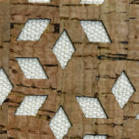 Feuilles de liège naturelles en Faux cuir, 1 pièce, réutilisables et écologiques