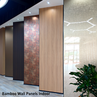 Approvisionnement centralisé, expédition rapide : Panneaux PVC effet bois en placage de bambou pour projets de design d'intérieur hôtelier