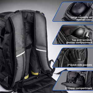 Sac à dos de ski minimaliste grande capacité pour le stockage d'équipements et de bottes de sports d'hiver en extérieur, sac d'accessoires transfrontalier - Product Image 5