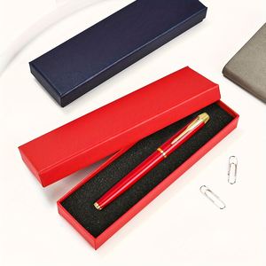Boîte d'emballage métallique haut de gamme personnalisée élégante avec impression sérigraphique en provenance de Chine pour des ensembles cadeaux de crayons et de stylos de haute qualité - Product Image 1