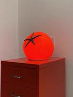 Nouvelle Arrivée Lampe Tomate Décorative d'Intérieur, Lampe de Lecture pour Chambre, Décoration Maison, Lampe de Chevet Moderne en Cristal