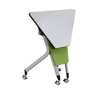 Table de formation intégrée de haute qualité, pliable et portable pour salle de réunion