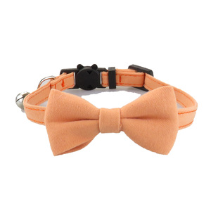 首輪調整可能なベルベット小型犬猫用首輪 - Product Image 6