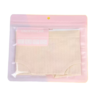 Bolsa de embalaje de ropa interior con logotipo personalizado, bolsa de polietileno de plástico transparente para calzoncillos al por mayor, bajo <span class=keywords><strong>Moa</strong></span> 1000 piezas - Product Image 4
