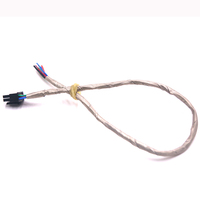 Harness Elektronik Terlindung UL3132 # 22 + MX3.0(43025)-2*4P Kabel Harness Mesin Elektronik 32AWG Berinsulasi PTFE
