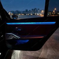Kit d'éclairage d'ambiance LED KYNCHO pour BMW Série 3 G20 2019-2025, symphonie de 64 couleurs, éclairage intérieur automobile, contrôle par application et écran