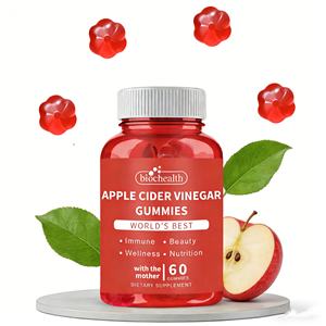 Gomitas de Vinagre de <span class=keywords><strong>Sidra</strong></span> de Manzana, Apoyo Metabólico, Vitamina B12 para Adultos, para Pérdida de Peso, Control del Apetito, Salud Digestiva - Product Image 1