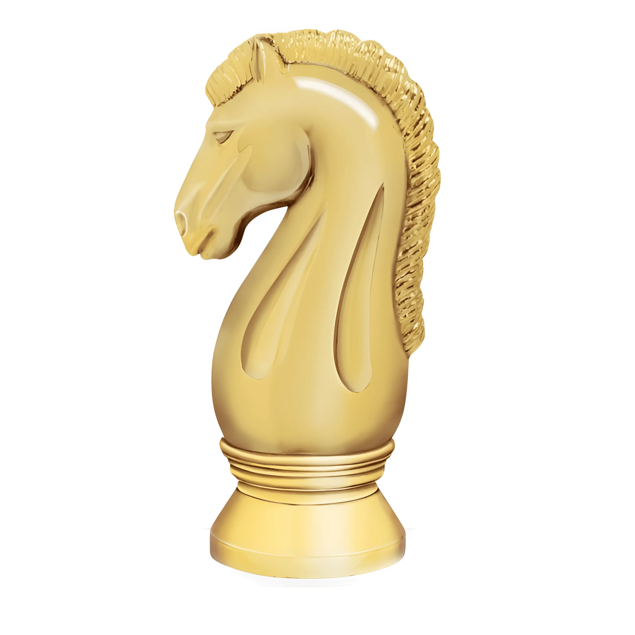 Noble venta al por mayor barato plástico ajedrez caballo accesorios adornos logro escuela graduación deportes trofeo Premio regalo de negocios