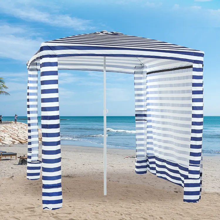 Fabricant de haute qualité, tente en forme de carré Portable, impression personnalisée, coupe-vent, Pop-Up, ombrage de plage, parapluie, Cabana