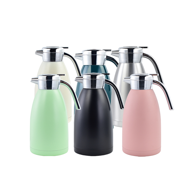 SS Vacuum Insulated Beverages Thermos Pot Vacuum Kettle for Coffee Tea With Temperature Display