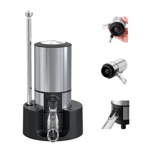 Automatic Red Wine Aerator, Dispenser Stainless Steel Champagne Bottle Electric Liquor Dispensers/