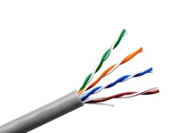 Câble Ethernet Gaotong Cat 5e UTP non blindé, paire torsadée, isolation en PVC, conducteurs en cuivre sans oxygène, vitesse fiable de 100 Mbps